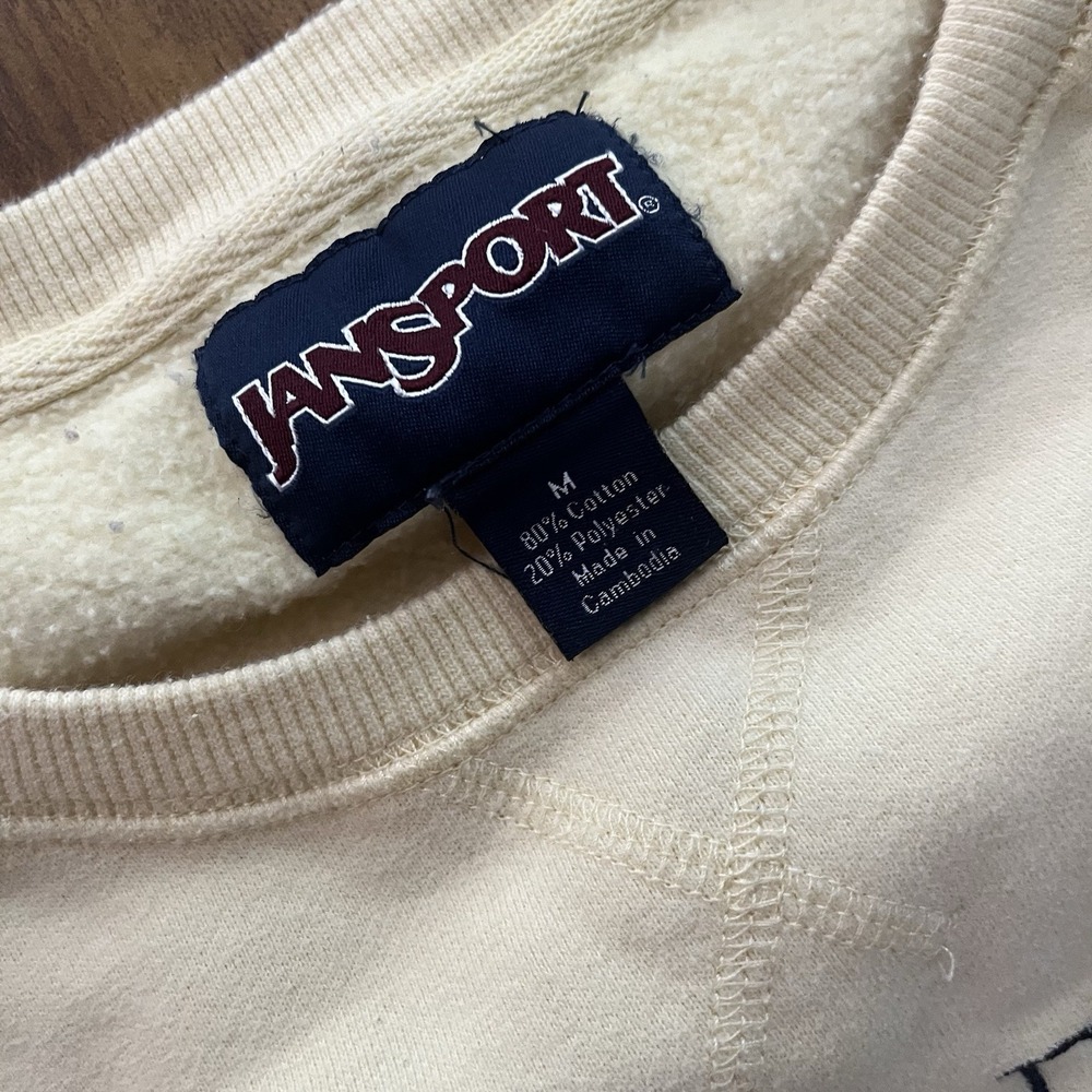 Vintage JanSport crewneck sweatshirt features Notre Dame Size Medium Unisex - Picture 5 of 6
